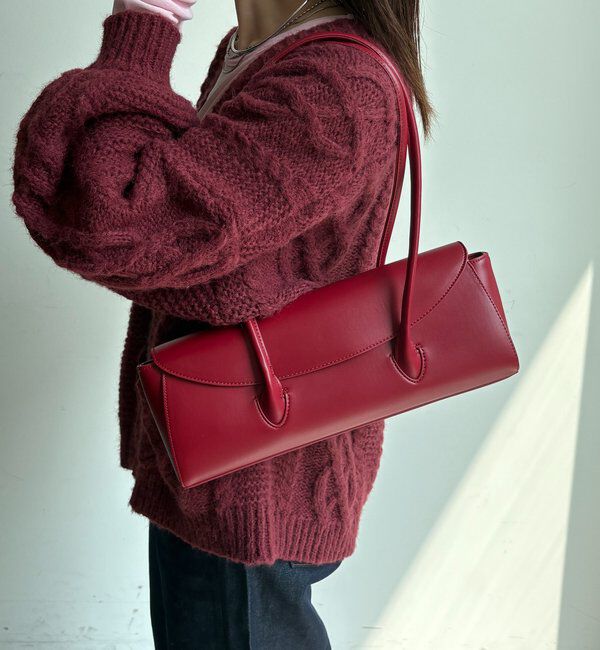  「【WEB限定】横長フラップショルダー」|トートバッグ|