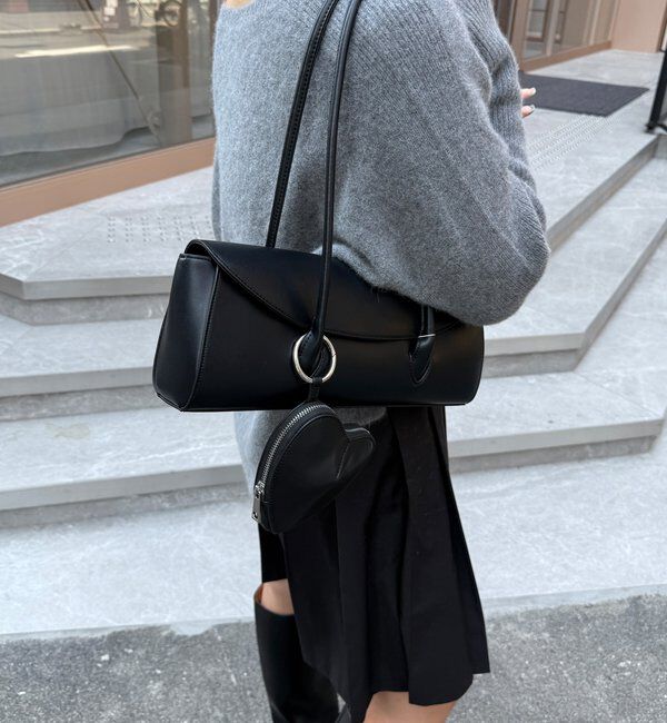  「【WEB限定】横長フラップショルダー」|トートバッグ|