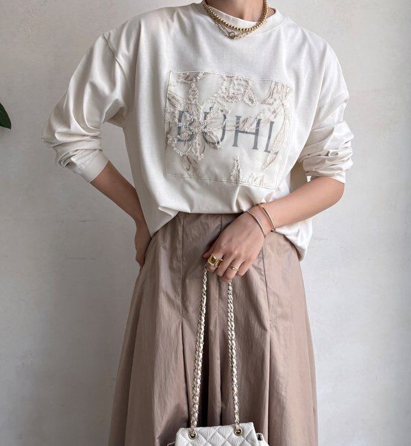  「【WEB限定】レースロゴロンTEE」|Tシャツ・カットソー|