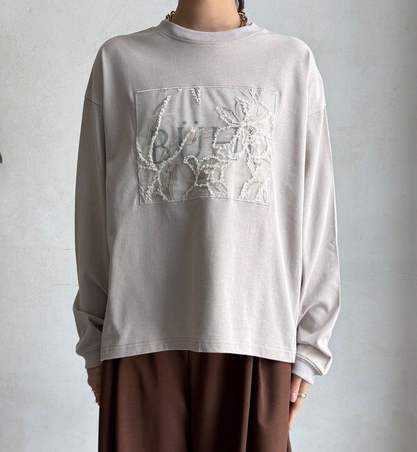  「【WEB限定】レースロゴロンTEE」|Tシャツ・カットソー|