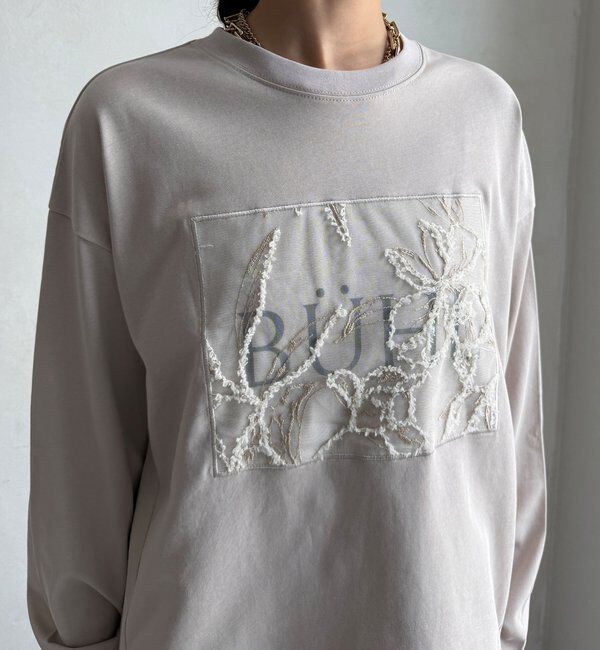  「【WEB限定】レースロゴロンTEE」|Tシャツ・カットソー|