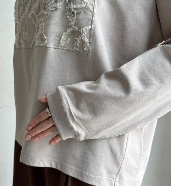  「【WEB限定】レースロゴロンTEE」|Tシャツ・カットソー|