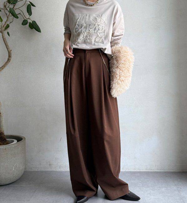  「【WEB限定】レースロゴロンTEE」|Tシャツ・カットソー|