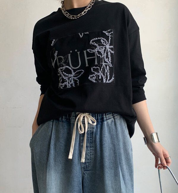  「【WEB限定】レースロゴロンTEE」|Tシャツ・カットソー|