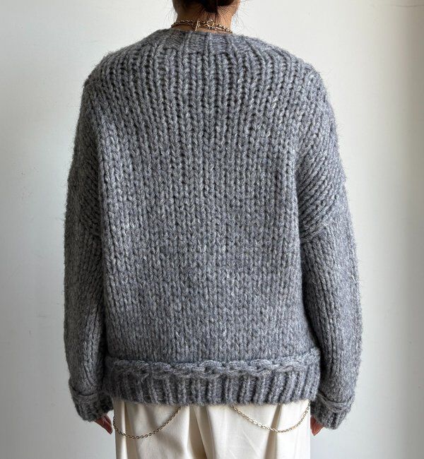  「【WEB限定】ローゲージケーブルニット」|ニット・セーター|