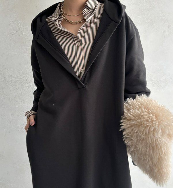  「【WEB限定】フーディーワンピース」|ワンピース|