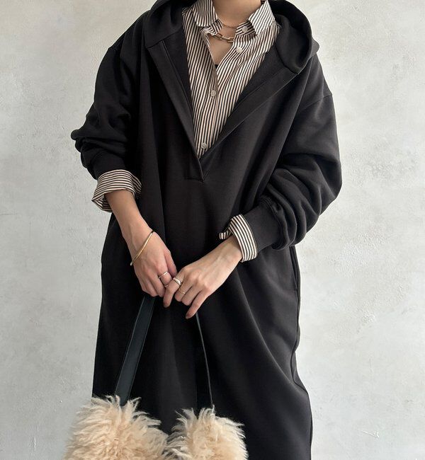  「【WEB限定】フーディーワンピース」|ワンピース|