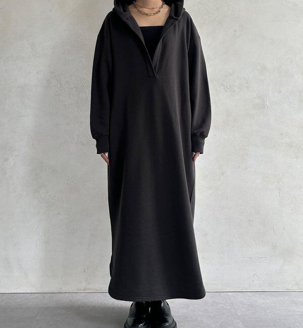  「【WEB限定】フーディーワンピース」|ワンピース|