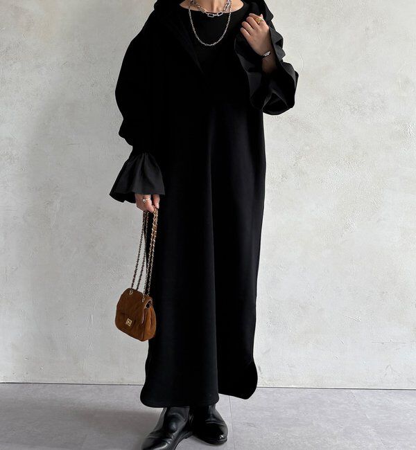  「【WEB限定】フーディーワンピース」|ワンピース|