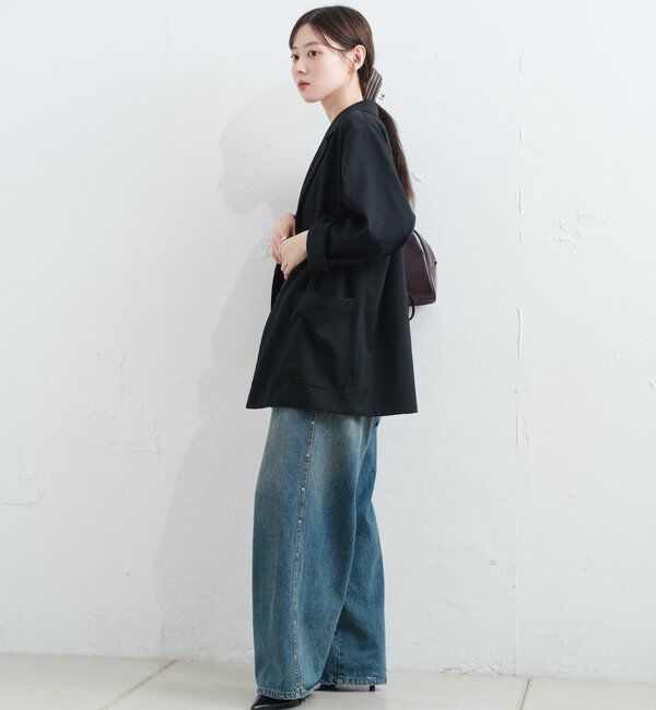  「【4色展開/裏地なし】バックスリットジャケット」|その他|