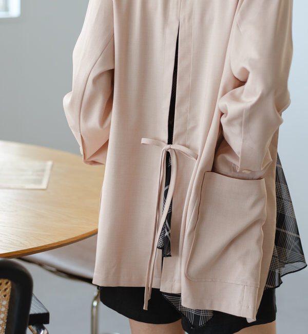  「【4色展開/裏地なし】バックスリットジャケット」|その他|