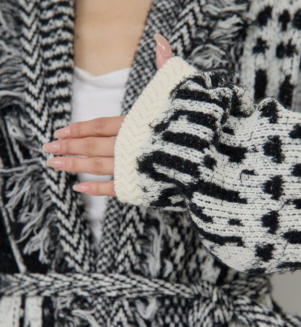  「【25th記念アイテム】フリンジニットガウン」|ニット・セーター|