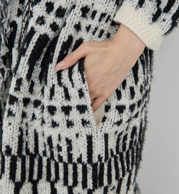  「【25th記念アイテム】フリンジニットガウン」|ニット・セーター|