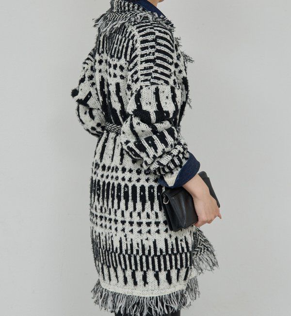  「【25th記念アイテム】フリンジニットガウン」|ニット・セーター|