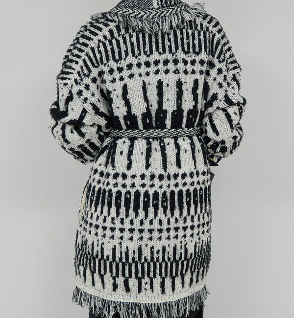  「【25th記念アイテム】フリンジニットガウン」|ニット・セーター|