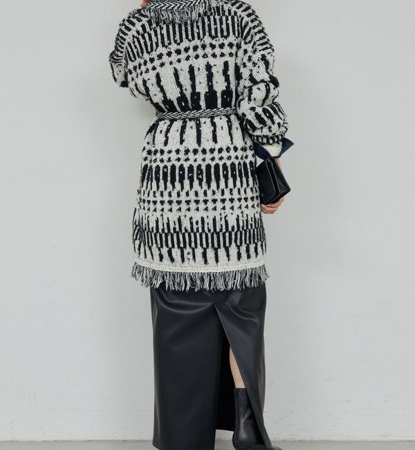  「【25th記念アイテム】フリンジニットガウン」|ニット・セーター|