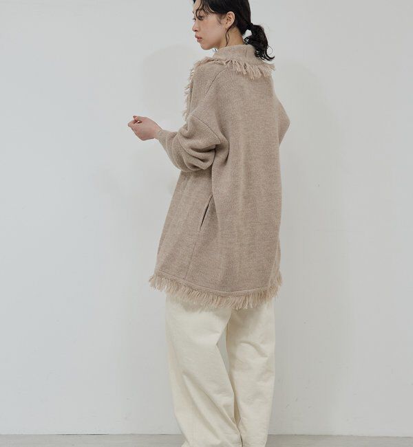  「【25th記念アイテム】フリンジニットガウン」|ニット・セーター|