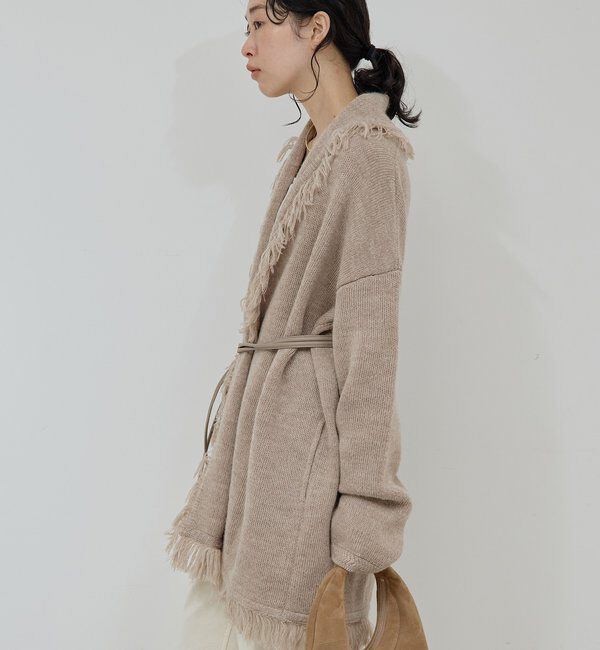  「【25th記念アイテム】フリンジニットガウン」|ニット・セーター|
