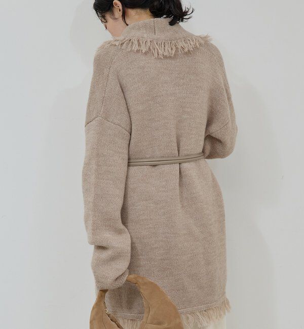 「【25th記念アイテム】フリンジニットガウン」|ニット・セーター|