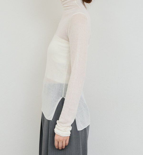  「【CHIHAYAコラボ】シアーリブタートル」|ニット・セーター|