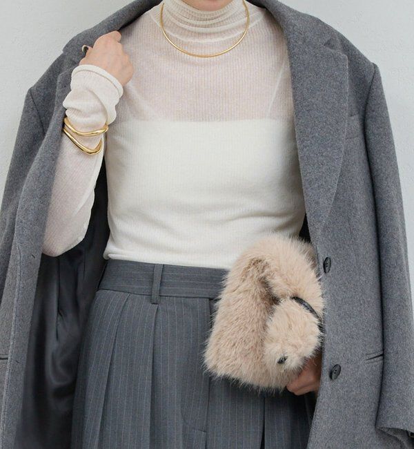  「【CHIHAYAコラボ】シアーリブタートル」|ニット・セーター|