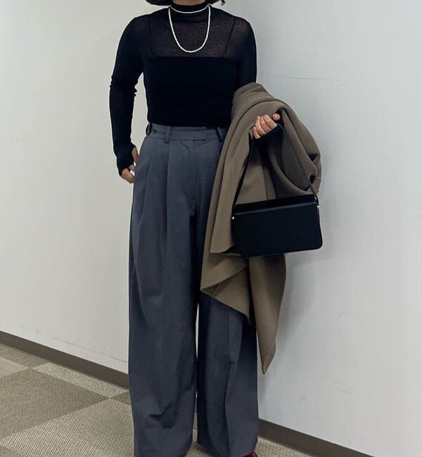  「【CHIHAYAコラボ】シアーリブタートル」|ニット・セーター|