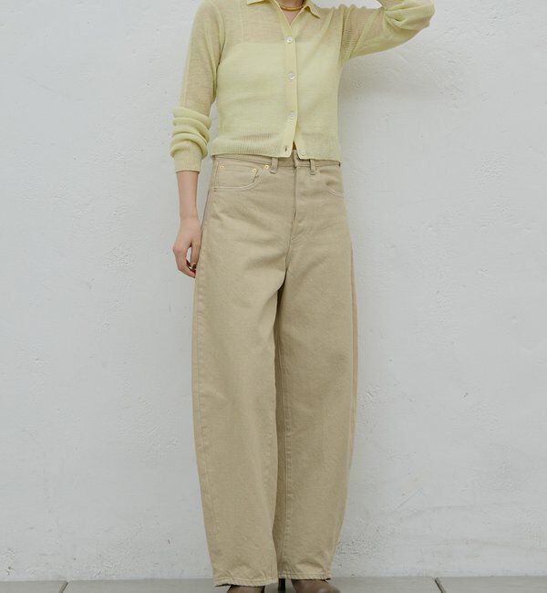  「【HERITANOVUM】【セットアップ対応】シアーリブポロニット」|ニット・セーター|