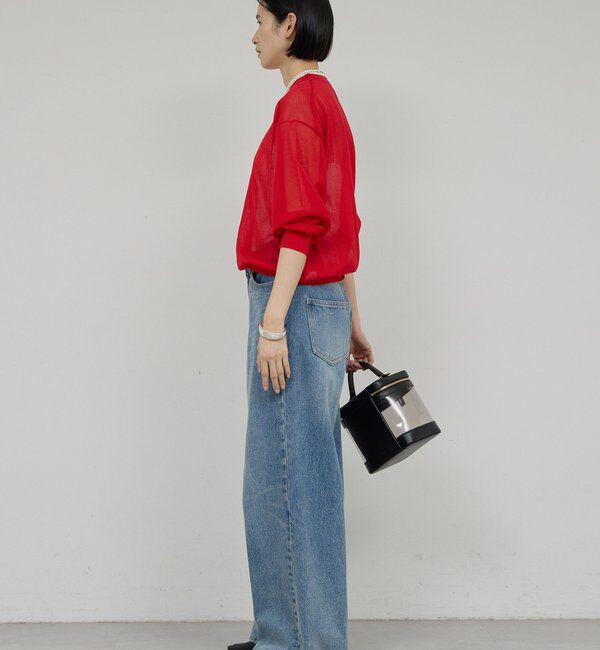  「コットンシアーニット」|ニット・セーター|