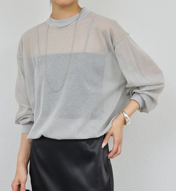  「コットンシアーニット」|ニット・セーター|