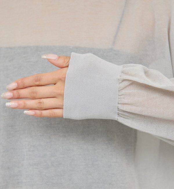  「コットンシアーニット」|ニット・セーター|