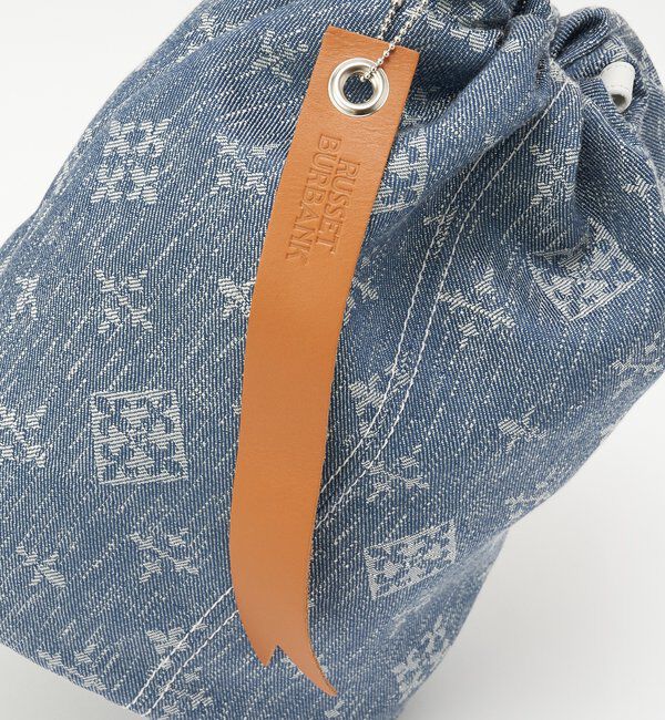  「デニムジャガード3WAY巾着バッグ」|ショルダー・メッセンジャー|