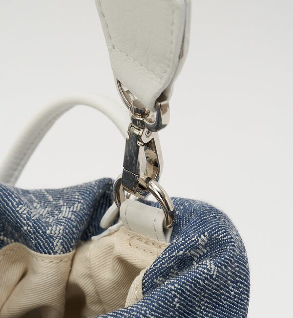  「デニムジャガード3WAY巾着バッグ」|ショルダー・メッセンジャー|