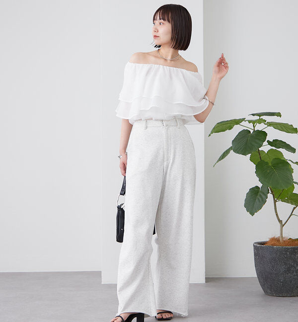  「カーブスウェットパンツ」|チノ|