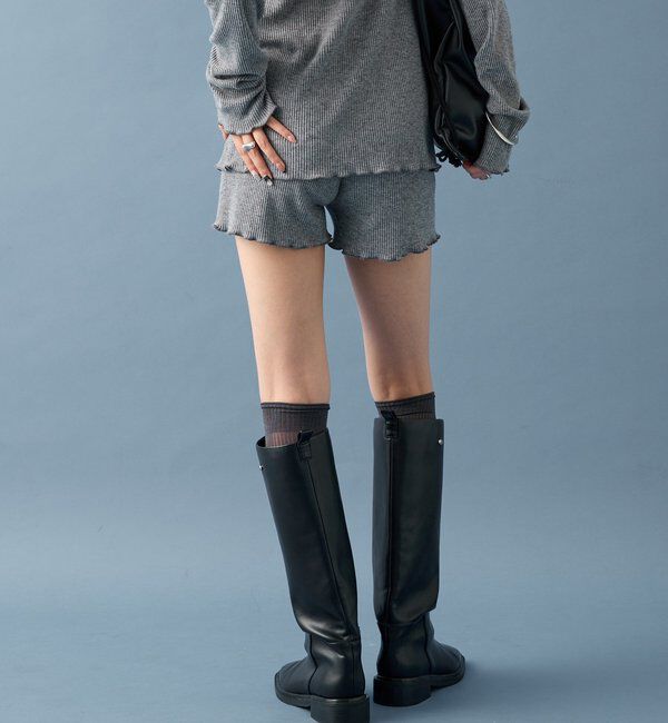  「【SETUPで着るのも◎】起毛リブショートパンツ」|チノ|