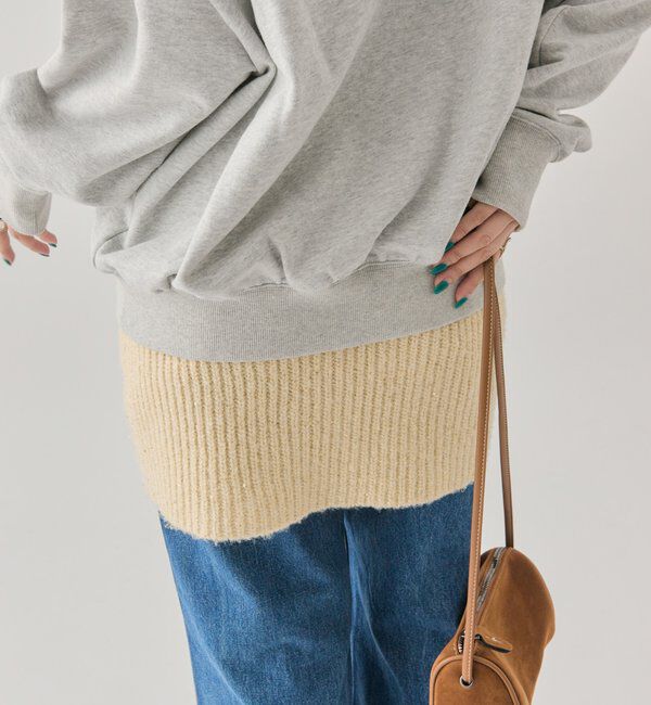  「スパンコールニットスカート」|スカート|