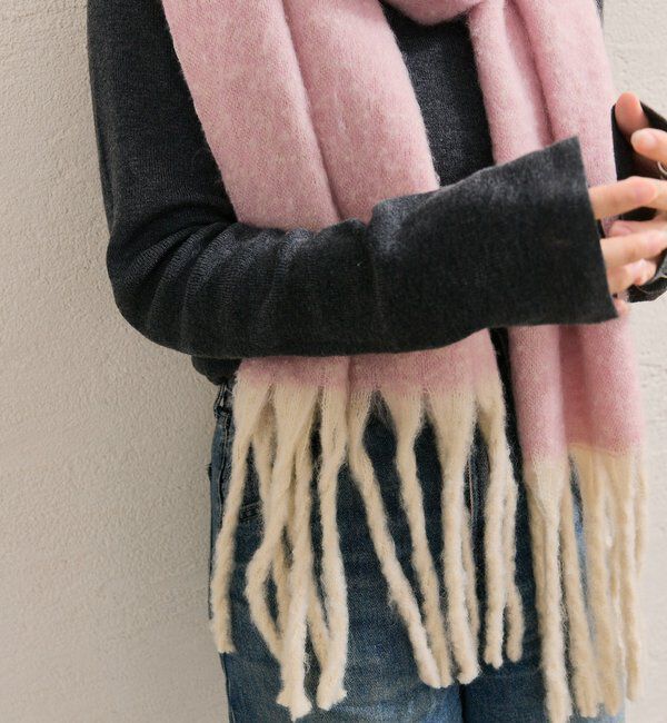  「カラーフリンジストール」|ストール|