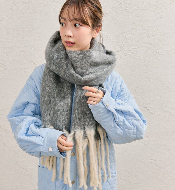  「カラーフリンジストール」|ストール|