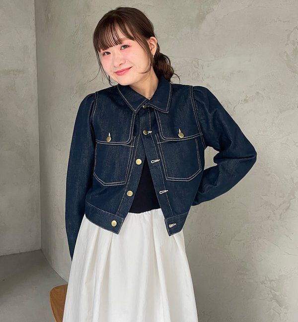  「【@__misa__03企画】プレート付きドッキングワンピース」|ワンピース|