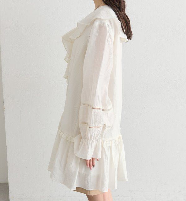  「ラッフルティアードミニワンピース」|ワンピース|