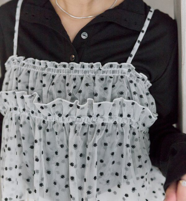  「フラワーチュールビスチェ」|シャツ・ブラウス|