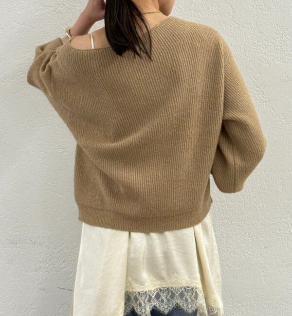  「オフショルニット」|ニット・セーター|