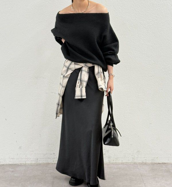  「オフショルニット」|ニット・セーター|