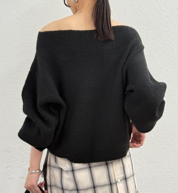  「オフショルニット」|ニット・セーター|