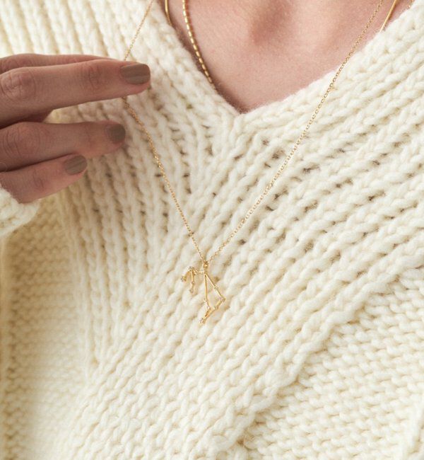  「【GALENA/ガレナ】星座ネックレス」|リング|ゴールド系