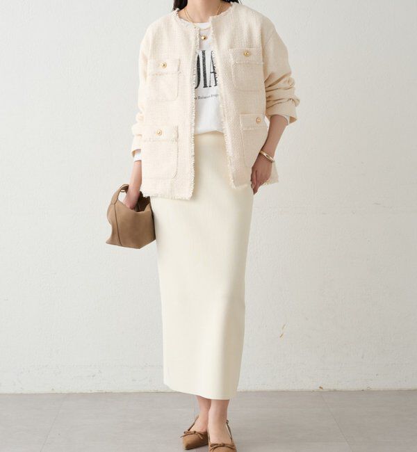  「スムースニットタイトスカート」|スカート|