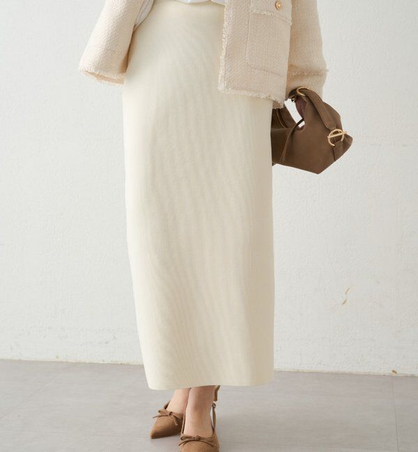  「スムースニットタイトスカート」|スカート|