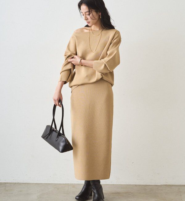  「スムースニットタイトスカート」|スカート|