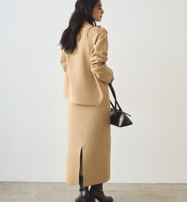  「スムースボートネックニット」|ニット・セーター|