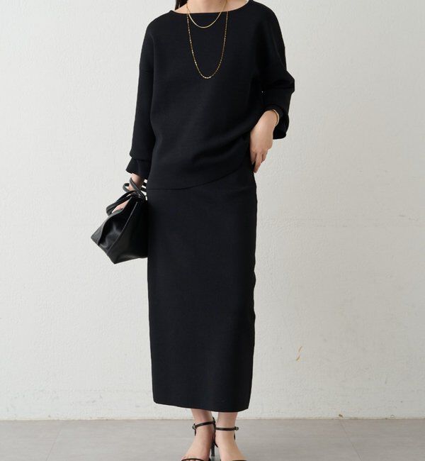  「スムースボートネックニット」|ニット・セーター|