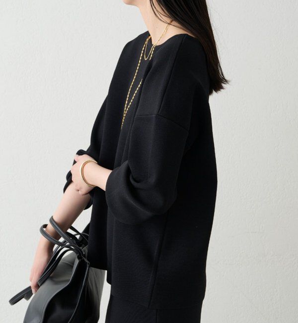  「スムースボートネックニット」|ニット・セーター|